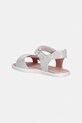 Dziewczynka Garvalin sandały dziecięce skórzane 262430 biały