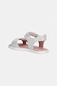 Dziewczynka Garvalin sandały dziecięce skórzane 262430 biały