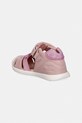 Dziewczynka Biomecanics sandały skórzane dziecięce 262108. różowy