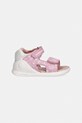 Biomecanics sandały skórzane dziecięce 262142 różowy SS26