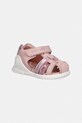 Παιδικά δερμάτινα σανδάλια Biomecanics Βρεφικό προϊόν ροζ 262150.G