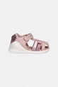 Παιδικά δερμάτινα σανδάλια Biomecanics 262150.G ροζ SS26
