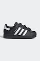 Παιδικά αθλητικά παπούτσια adidas Originals SUPERSTAR II απομίμηση λείου δέρματος μαύρο JI3989