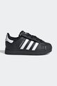 adidas Originals sneakersy dziecięce SUPERSTAR II imitacja skóry licowej czarny JH9985