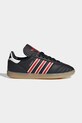 adidas Originals sneakersy skórzane dziecięce SAMBA JP niska czarny JP9529