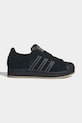 Παιδικά δερμάτινα sneakers adidas Originals SUPERSTAR II μικρό μαύρο JP9429