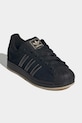 Παιδικά δερμάτινα sneakers adidas Originals SUPERSTAR II JP9429 μαύρο SS26