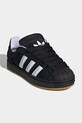 adidas Originals sneakersy skórzane dziecięce SUPERSTAR ST KJ1192 czarny SS26