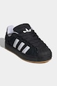 adidas Originals sneakersy skórzane dziecięce SUPERSTAR ST KJ1192 czarny SS26