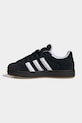 adidas Originals sneakersy skórzane dziecięce SUPERSTAR ST czarny KJ1192