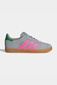 adidas Originals sneakersy skórzane dziecięce GAZELLE skóra zamszowa szary IH6467