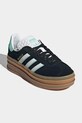 adidas Originals sneakersy skórzane dziecięce GAZELLE BOLD IH6456 czarny SS26
