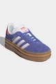 adidas Originals sneakersy skórzane dziecięce GAZELLE BOLD IH6454 fioletowy SS26