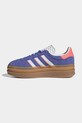 adidas Originals sneakersy skórzane dziecięce GAZELLE BOLD fioletowy IH6454
