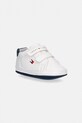 Tommy Hilfiger buty niemowlęce imitacja skóry licowej biały T0B9.34328