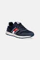 Tommy Hilfiger sneakersy imitacja skóry licowej granatowy T3X9.34376.35.39