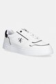 Calvin Klein Jeans sneakersy dziecięce imitacja skóry licowej biały V3X9.83297