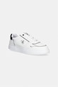 Calvin Klein Jeans scarpe da ginnastica per bambini finta pelle fiore bianco V3X9.83297