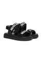 Diesel sandały dziecięce D-SANTAP SANDALS BC1067.KF018.36.40 czarny SS26