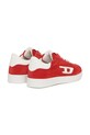 Chłopiec Diesel sneakersy zamszowe dziecięce S-COUGAZ BC1056.KF005.36.40 czerwony