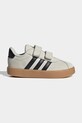 Βρεφικά sneakers adidas VL COURT 3.0 δέρμα σαμουά μπεζ KI6497