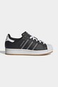adidas Originals sneakersy dziecięce SUPERSTAR II skóra powlekana czarny HQ0029
