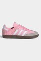 adidas Originals sneakers pentru copii SAMBA OG textil roz JP9502