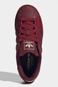 adidas Originals sneakersy zamszowe dziecięce SUPERSTAR II JR9867 bordowy