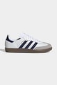 Dětské tenisky adidas Originals SAMBA OG přírodní kůže bílá KK3557
