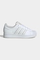 adidas Originals sneakersy skórzane dziecięce SUPERSTAR II niska biały JR9869