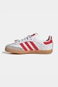 adidas Originals sneakersy skórzane dziecięce SAMBA OG biały IH1753