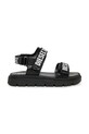 Diesel sandały dziecięce D-SANTAP SANDALS czarny BC1067.KF018.33.35