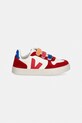 Veja Small V-10 sneakersy dziecięce skórzane CV0521501C.22.27 czerwony SS26