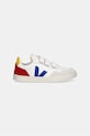 Veja Small V-90 sneakersy dziecięce skórzane SX2021511C.36.39 biały SS26