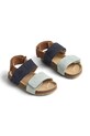 Wheat sandały dziecięce zamszowe WF807.01 niebieski SS26