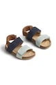 Wheat sandały dziecięce zamszowe WF807.01 niebieski SS26