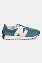 New Balance 327 sneakersy dziecięce zamszowe G3272G4 turkusowy SS26