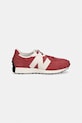 New Balance 327 sneakersy dziecięce zamszowe G32787F bordowy SS26