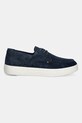 Tommy Hilfiger mokasyny skórzane SUEDE STITCH TOE HYBRID FM0FM05707 granatowy SS26