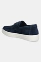 Obuwie Tommy Hilfiger mokasyny skórzane SUEDE STITCH TOE HYBRID FM0FM05707 granatowy