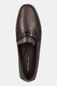 Tommy Hilfiger mokasyny skórzane HARDWARE DRIVER SHOE brązowy FM0FM05838