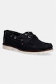 Tommy Hilfiger mokasyny męskie zamszowe HILIFGER LIGHT SDE BOAT SHOE granatowy FM0FM05747