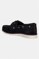 Obuwie Tommy Hilfiger mokasyny męskie zamszowe HILIFGER LIGHT SDE BOAT SHOE FM0FM05747 granatowy