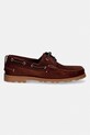 Tommy Hilfiger mokasyny męskie zamszowe HILIFGER LIGHT SDE BOAT SHOE FM0FM05747 brązowy SS26