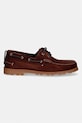 Tommy Hilfiger mokasyny męskie zamszowe HILIFGER LIGHT SDE BOAT SHOE FM0FM05747 brązowy SS26