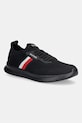 Tommy Hilfiger LIGHTWEIGHT KNITTED RUNNER sneakersy męskie czarny FM0FM05756