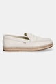 Tommy Hilfiger espadryle męskie zamszowe FLEXIBLE HILFIGER SDE ESPADRILLE FM0FM05794 beżowy SS26