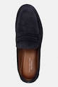 Tommy Hilfiger mokasíny dámske semišové FLEXIBLE SLIM SUEDE LOAFER tmavomodrá FM0FM05745