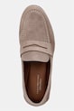Tommy Hilfiger mokasinke za žene od brušene kože FLEXIBLE SLIM SUEDE LOAFER bež FM0FM05745