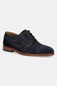 Tommy Hilfiger pantofi bărbați din piele întoarsă HILFIGER SUEDE DRESS SHOE bleumarin FM0FM05776